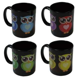 COFFEE MUG SETS BARN OWL SOUVENIR Coffee Mug sets 4 mugs per set 