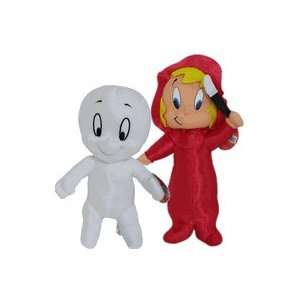  Harvey Cartoon   14in Casper & Wendy Plush set Doll Toys & Games