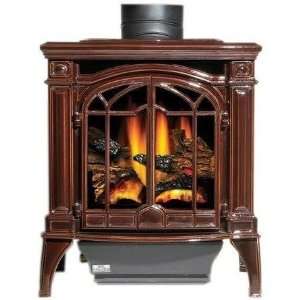   Bayfield Cast Iron Natural Gas Stove   Majolica Brown