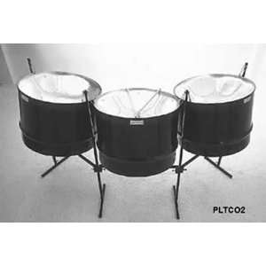  Triple Cello Pan Set, Black Musical Instruments