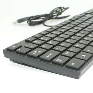 USB Chicklet/Chocolate Mac Style 105 Key PC Keyboard  
