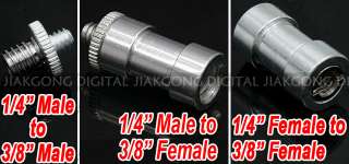 6in1 1/4 3/8 screw & 5/8 Spigot Stud convert Adapter  