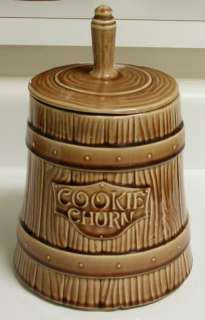 McCoy Pottery Cookie Churn Cookie Jar  