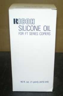 New Ricoh 16 fl. oz. Silicone Oil For FT Series Copiers  