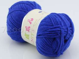 1x50g Cashmere Soy Cotton Baby Yarn Lot,DK,Sapphire Blue,313  