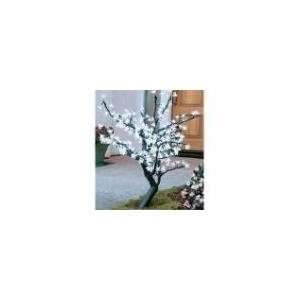  Light & Lamps White Cherry Blossom Led Tree (pack Of 4 