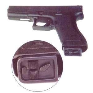   child safety lock that locks a LOADED gun. No key, no batteries