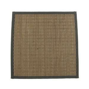   Mat   Light and Dark Brown Woven Square, set of 4