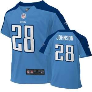 Chris Johnson Toddler Jersey Home Blue Game Replica #28 Nike 
