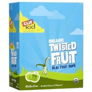 Clif Kid Organic Twisted Fruit    Apple    18 ct. (Quantity of 3)
