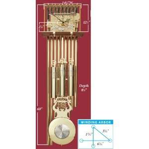   Hermles Tubular 9 bell, 8 Day 1171 Movement Clock Kit