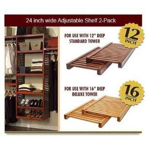 Adjustable Shelf Kit for Premier Closet System (Maple) (1 