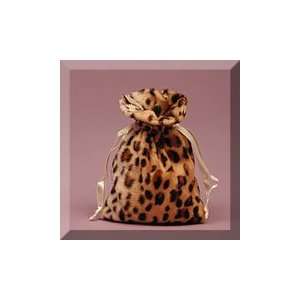    10ea   5 X 8 Jaguar Fur Fabric Bags