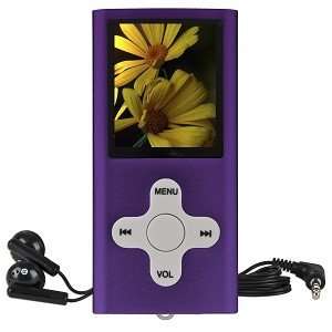   Player & Voice Recorder w/1.8 LCD (Purple)  Players & Accessories