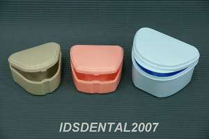 PCS Denture Retainer Box Orthodontic Teeth Tray Case  