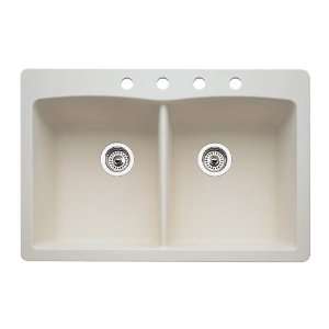   Double Basin Composite Granite Kitchen Sink 440222 4