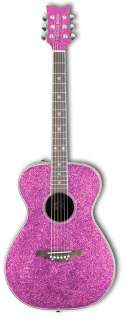   Pixie Acoustic Pink Sparkle Starter Guitar Pack Musical Instruments