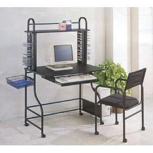   with CD Storage Area/Top Shelf and Keyboard Drawer Furniture & Decor