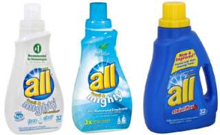 16 any ALL LAUNDRY DETERGENT oxi stain etc $6.50/1 Coupons  104value 