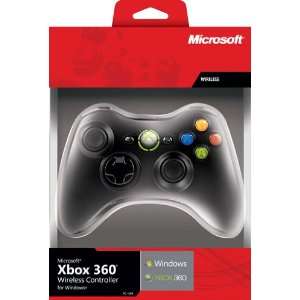  Microsoft Xbox 360 Wireless Controller for Windows   Black 