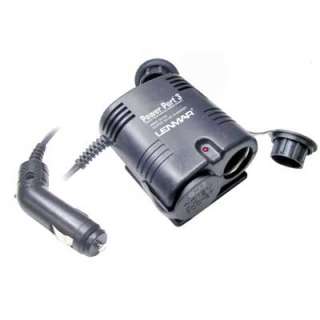 Lenmar 3 Port DC Adapter for Car Cigarette Lighter Plug  