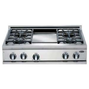  DCS CP364GDN 36In Stainless Steel Gas Cooktop Appliances