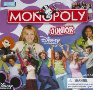 Disney Channel Monopoly Junior Game Hannah Zak Cody Kim  