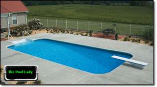   Rectangle Inground Steel Swimming Pool Kit Lifetime Guarantee  
