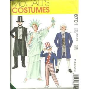  Adults, Boys Or Girls Costumes McCalls Sewing Pattern 