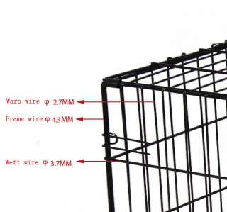   24single door Folding Dog Cage Crate Kennel with free Divider  
