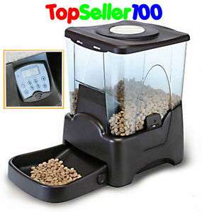 Large Automatic Dry Portion Control Dog Cat Pet Feeder  