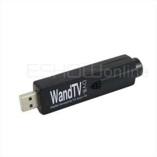   USB 2.0 DVB T Digital TV FM Stick Tuner Receiver Adapter Dongle WandTV