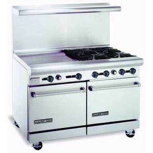   range w 24in raised griddle 20in wide double ovens more american range