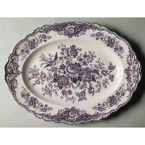  Crown Ducal China Bristol Mulberry Pattern Large Oval 