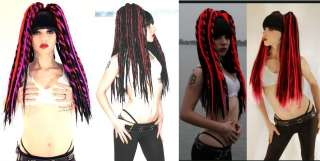 dread wigs hairpieces extensions clip ins fringes bangs tie on loose 