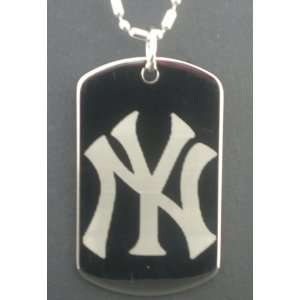    NY New York Yankees Dog Tag Pendant Necklace 