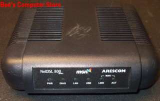 Arescom ND860VUE MSN NetDSL 800 Broadband DSL Modem  