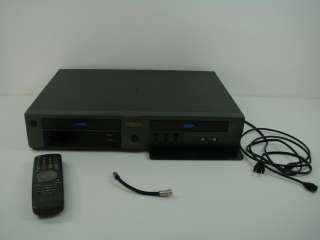 DDV9100 Video Cassette Recorder Go Video Dual Deck VHS VCR W Remote 