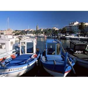  Fishing Boats in the Harbour, Sanary Sur Mer, Var, Cote d 