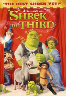 Dreamworks   Shrek the Third   DVD 097361179247  