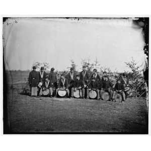  Falmouth,Va. Drum corps of 61st New York Infantry