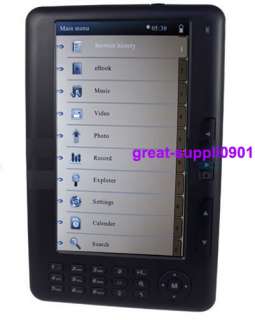 4GB 7TFT EBOOK READER With Leather Case Pocket Edition  