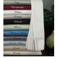   PURE 100% EGYPTION COTTON SOLID FLAT SHEET CHOOSE SIZE & COLORS  