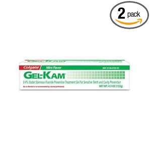  Colgate Gel Kam Dental Gel, 0.4%, Mint, 122gm (PACK OF 2 