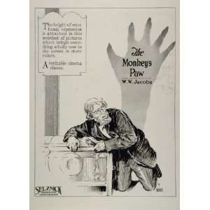   Monkeys Paw Al Hirschfeld RARE   Original Print Ad