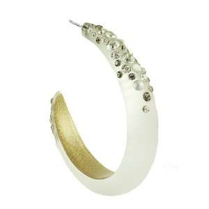  Silver Cosmic Dust Large Hoop by Alexis Bittar Jewelry