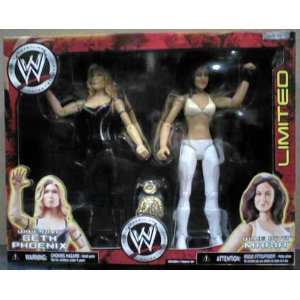   Wrestling Exclusive Action Figure Diva 2 Pack Beth Phoenix Vs. Maria