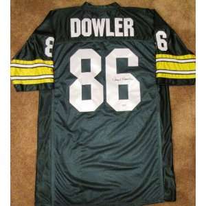 Boyd Dowler Autographed Jersey   Green Bay Packers Super Bowl I & II 