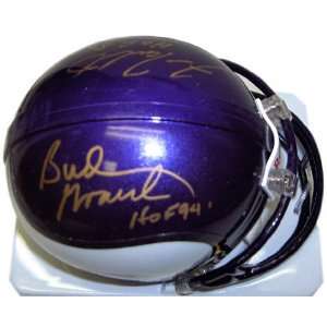  Fran Tarkenton and Bud Grant Minnesota Vikings Autographed 