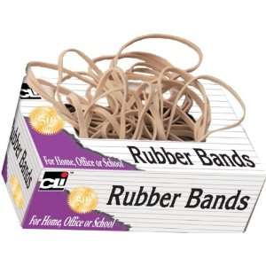  Charles Leonard Rubber Bands, Tissue style Box, #73, Beige 